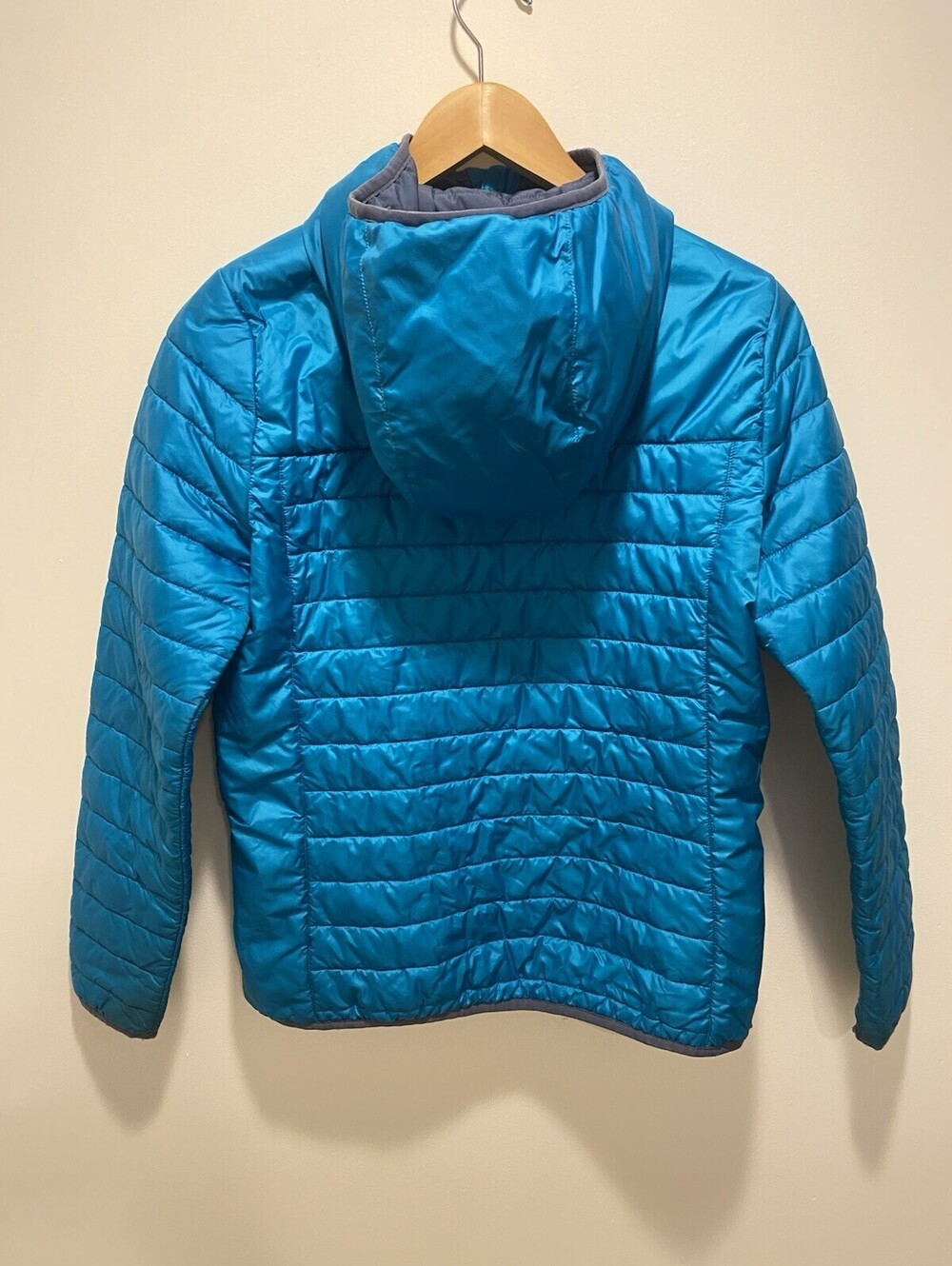 Merrell Women's Puffer Jacket Teal, Primaloft Full Zip, Quilted Zip-In Pockets - Picture 8 of 8